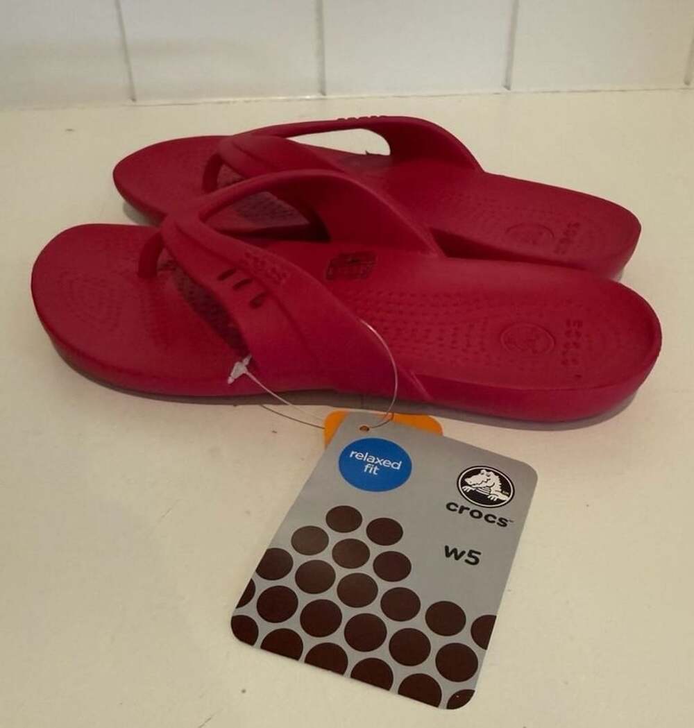 Crocs Kadee II Flip Flop Sandals Pink